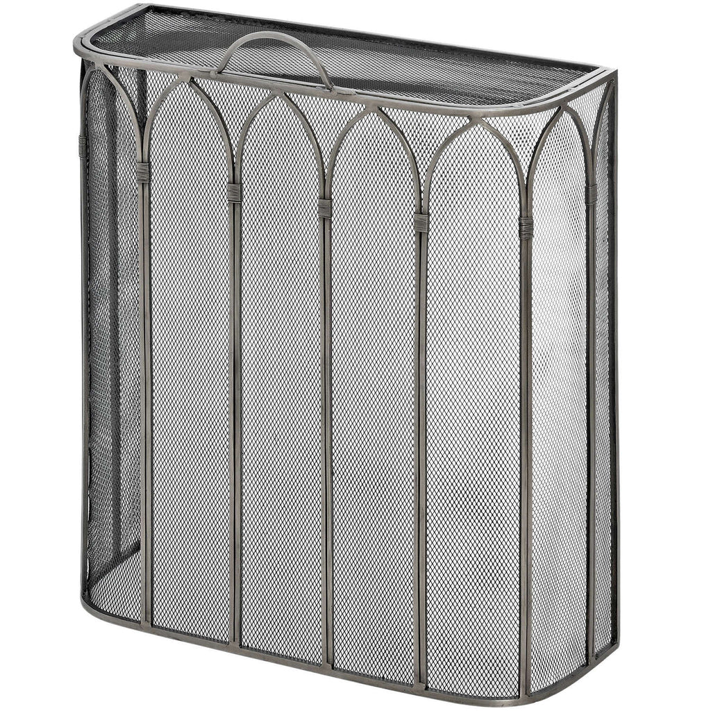 Lantana Antique Pewter Firescreen
