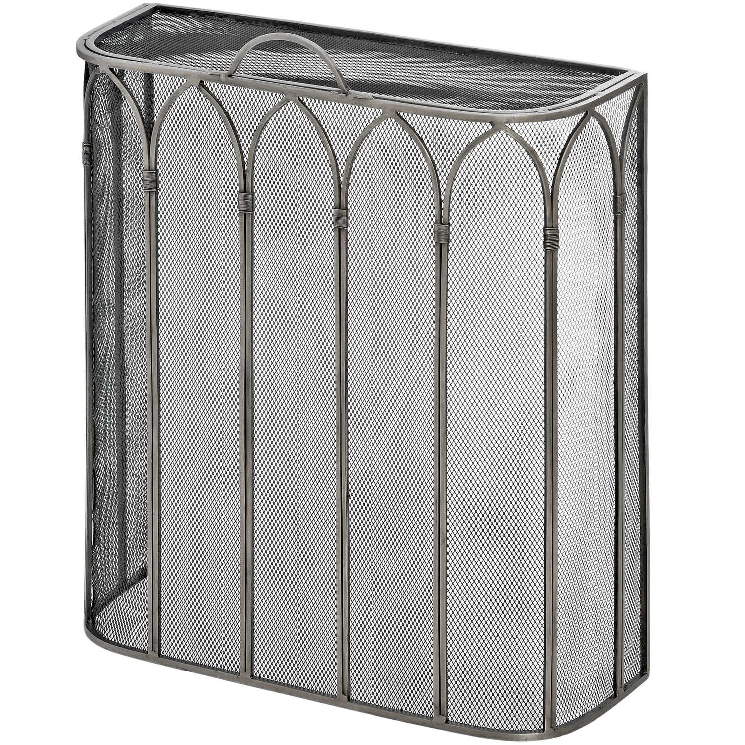 Lantana Antique Pewter Firescreen