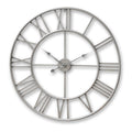 Haven Silver Skeleton Wall Clock - Large
