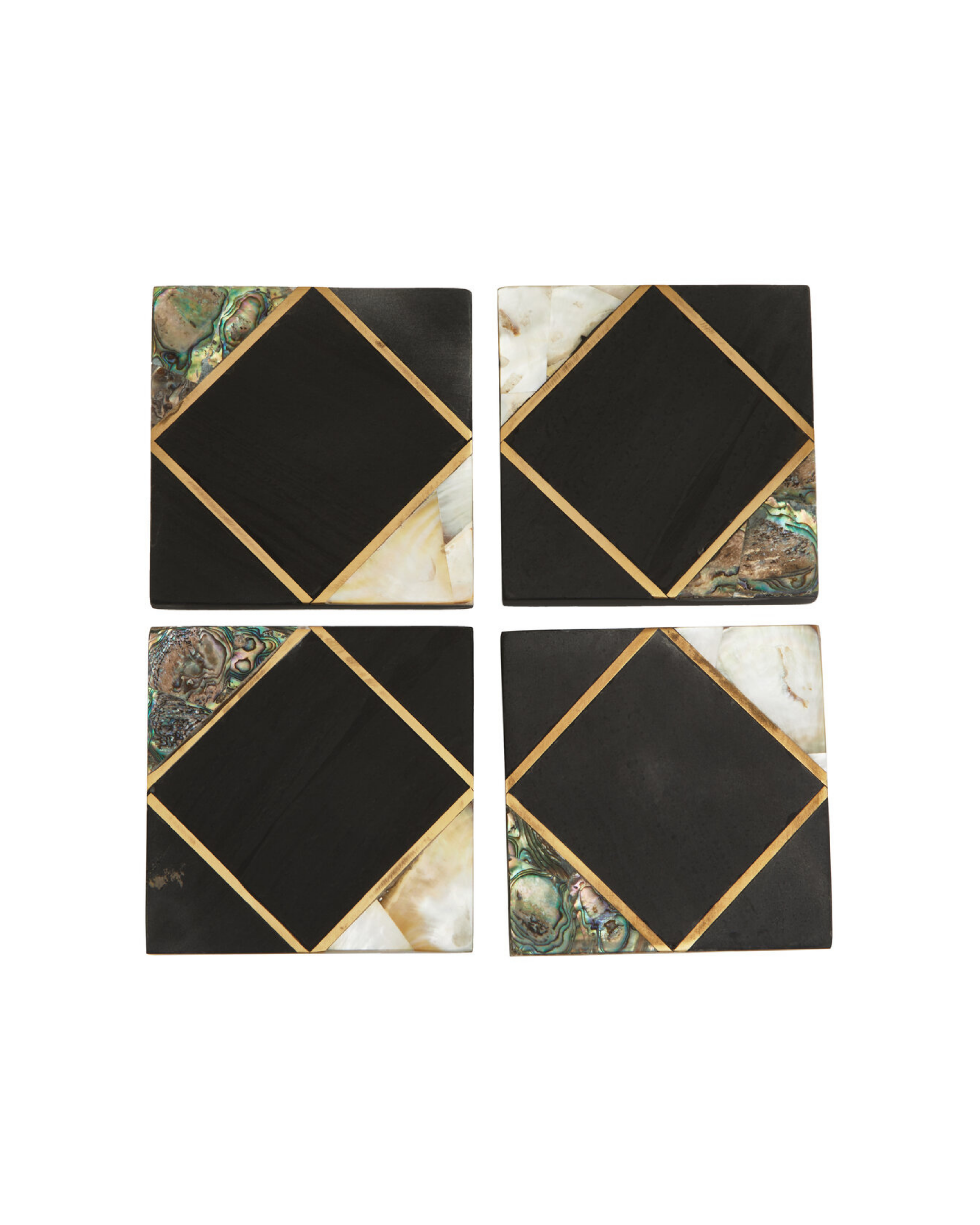 Tara Slate Coasters - Set of 4