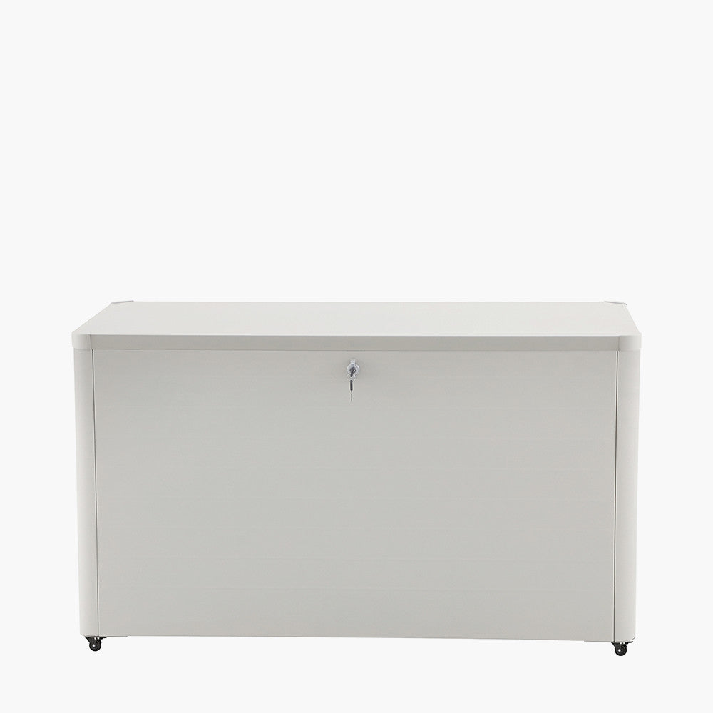 Seabright Outdoor Storage Box - Pebble Steel