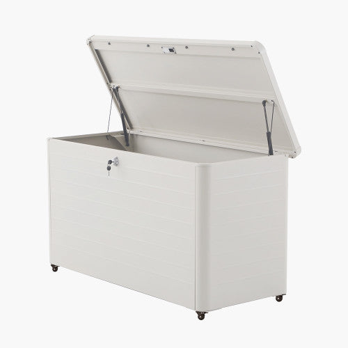 Seabright Outdoor Storage Box - Pebble Steel