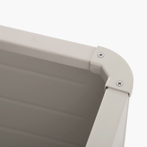 Seabright Outdoor Storage Box - Pebble Steel