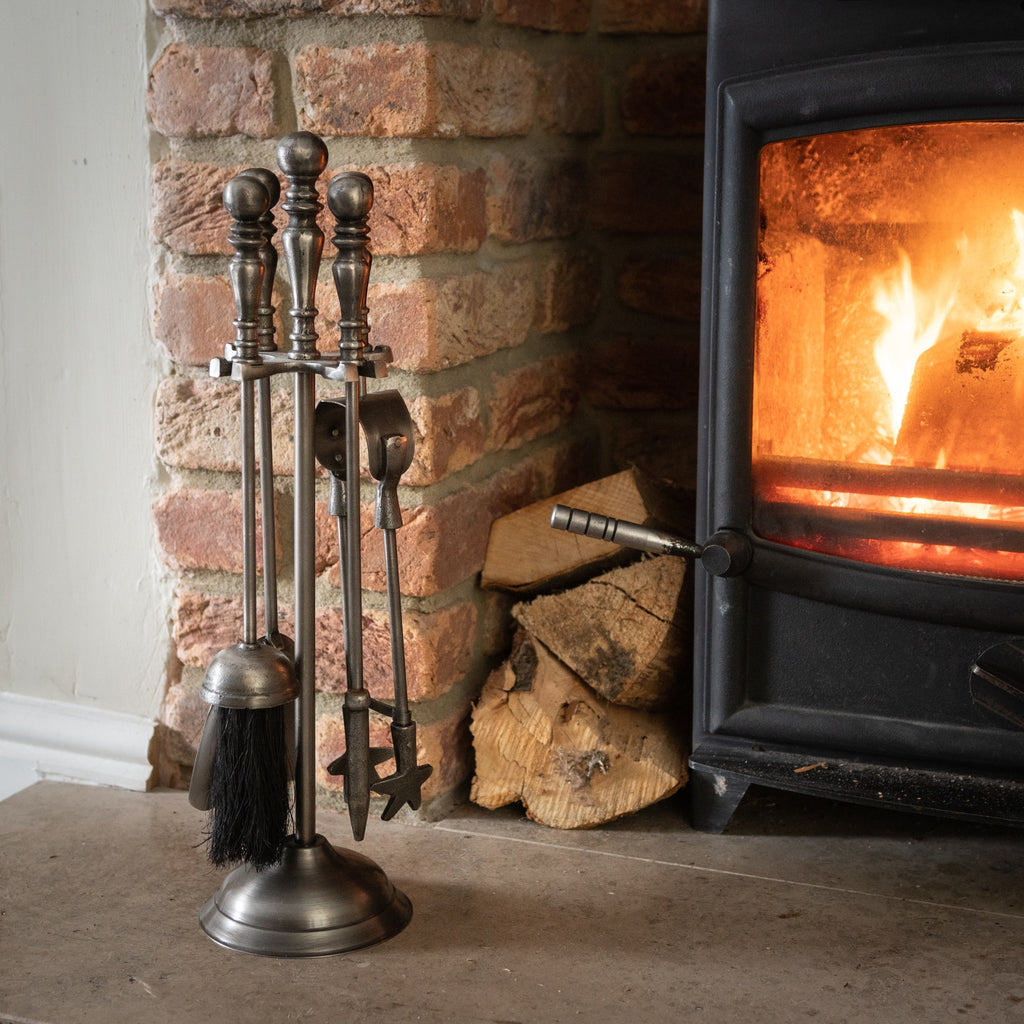 Eluna Traditional Companion Set In Antique Pewter