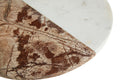 Heath Marble Round Board - White And Brown