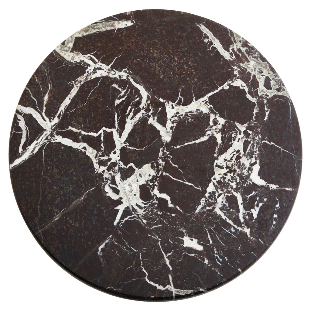 Ceni Red Marble Lazy Susan