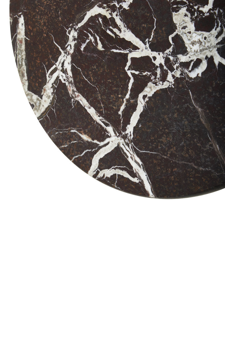 Ceni Red Marble Lazy Susan
