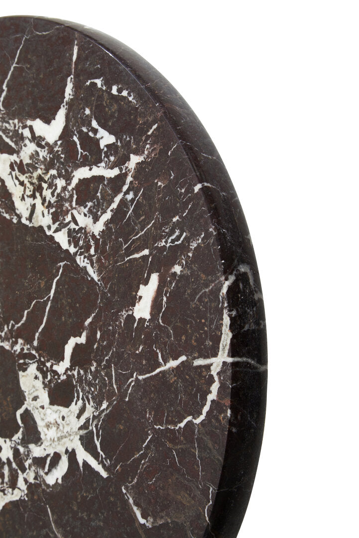 Ceni Red Marble Lazy Susan