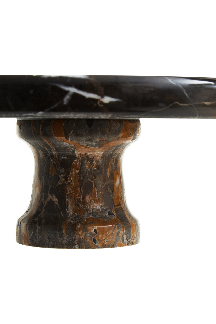 Ceni Black & Gold Marble Cake Stand