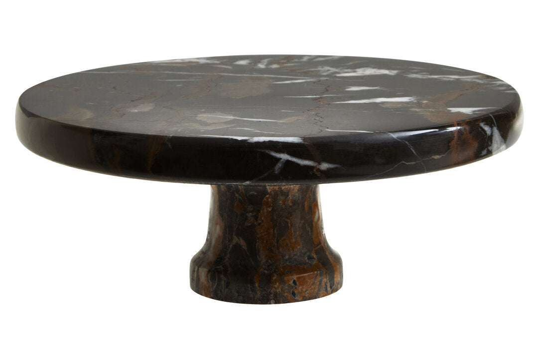 Ceni Black & Gold Marble Cake Stand