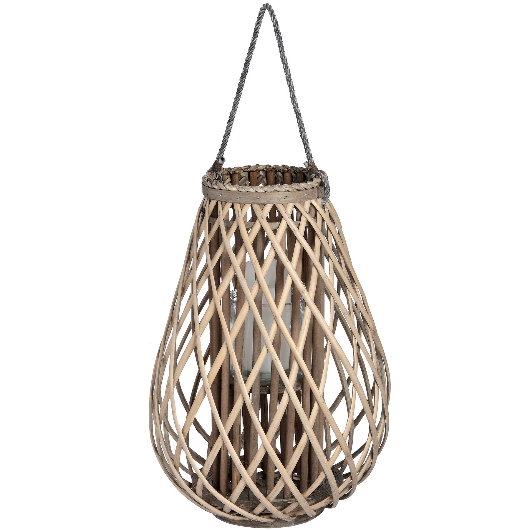 Lucien Wicker Bulbous Lantern - Large