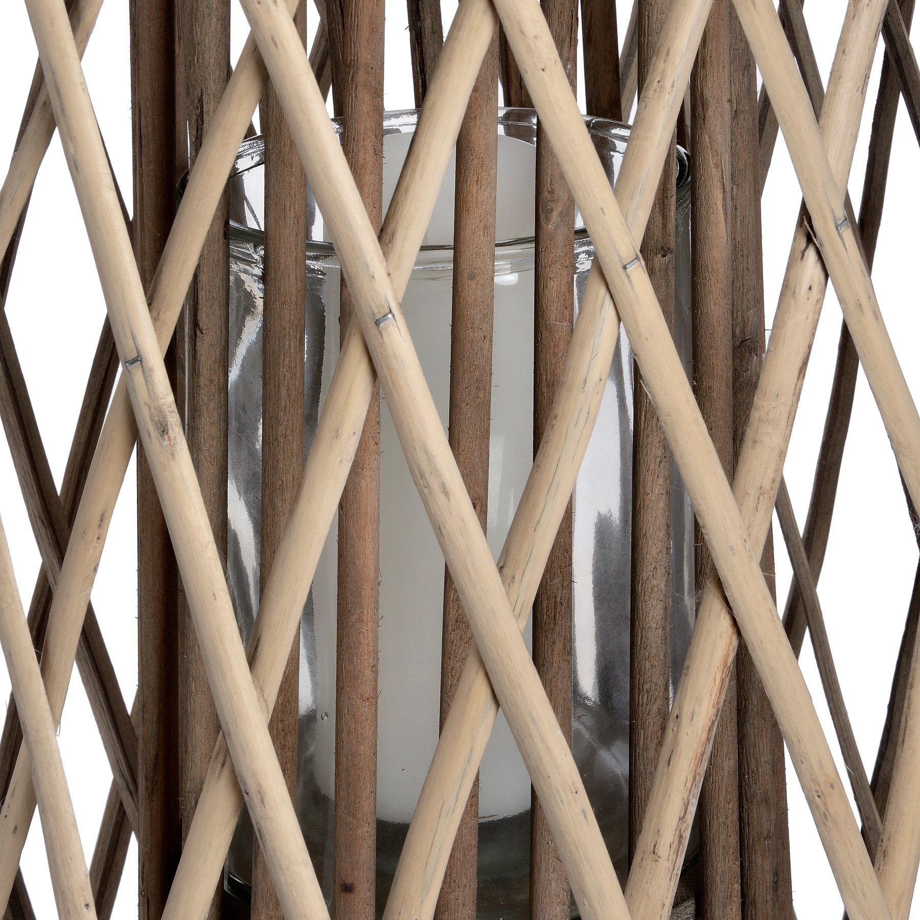 Belden Wicker Lantern - Large