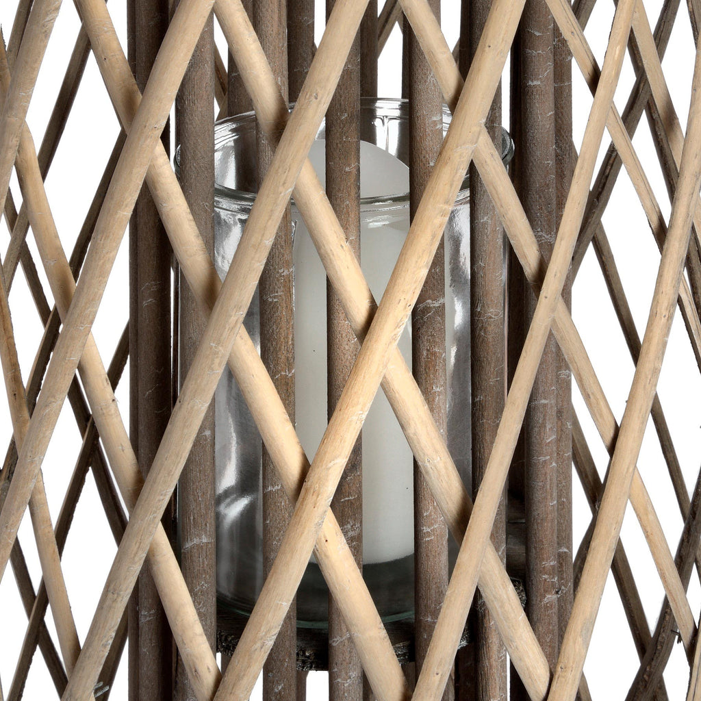 Belden Wicker Lantern - Medium