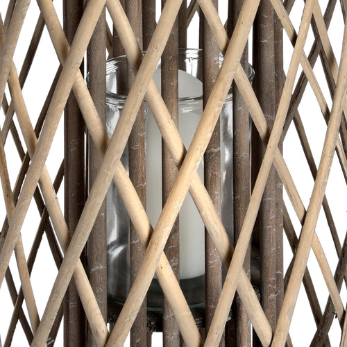 Belden Wicker Lantern - Medium