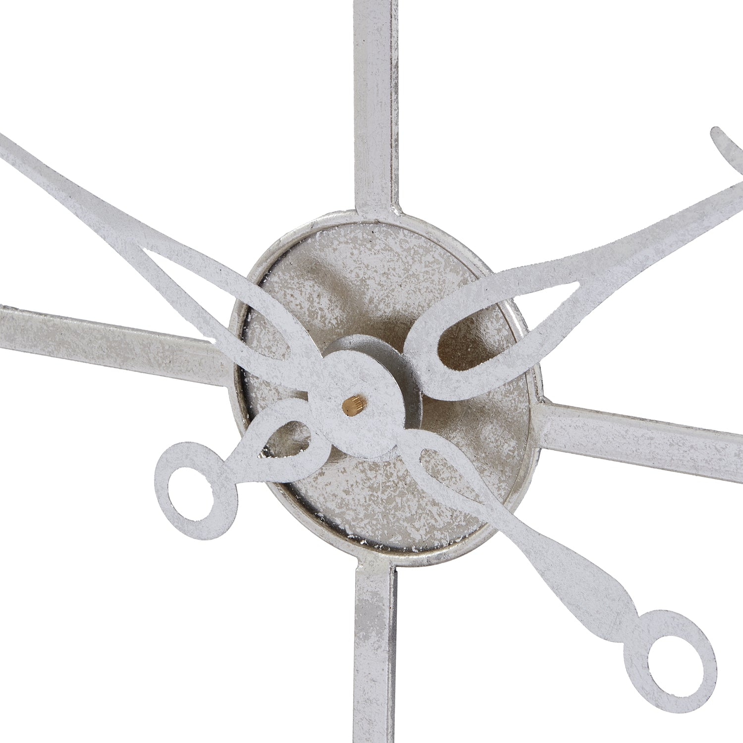 Waypoint Silver Foil Skeleton Wall Clock - Large