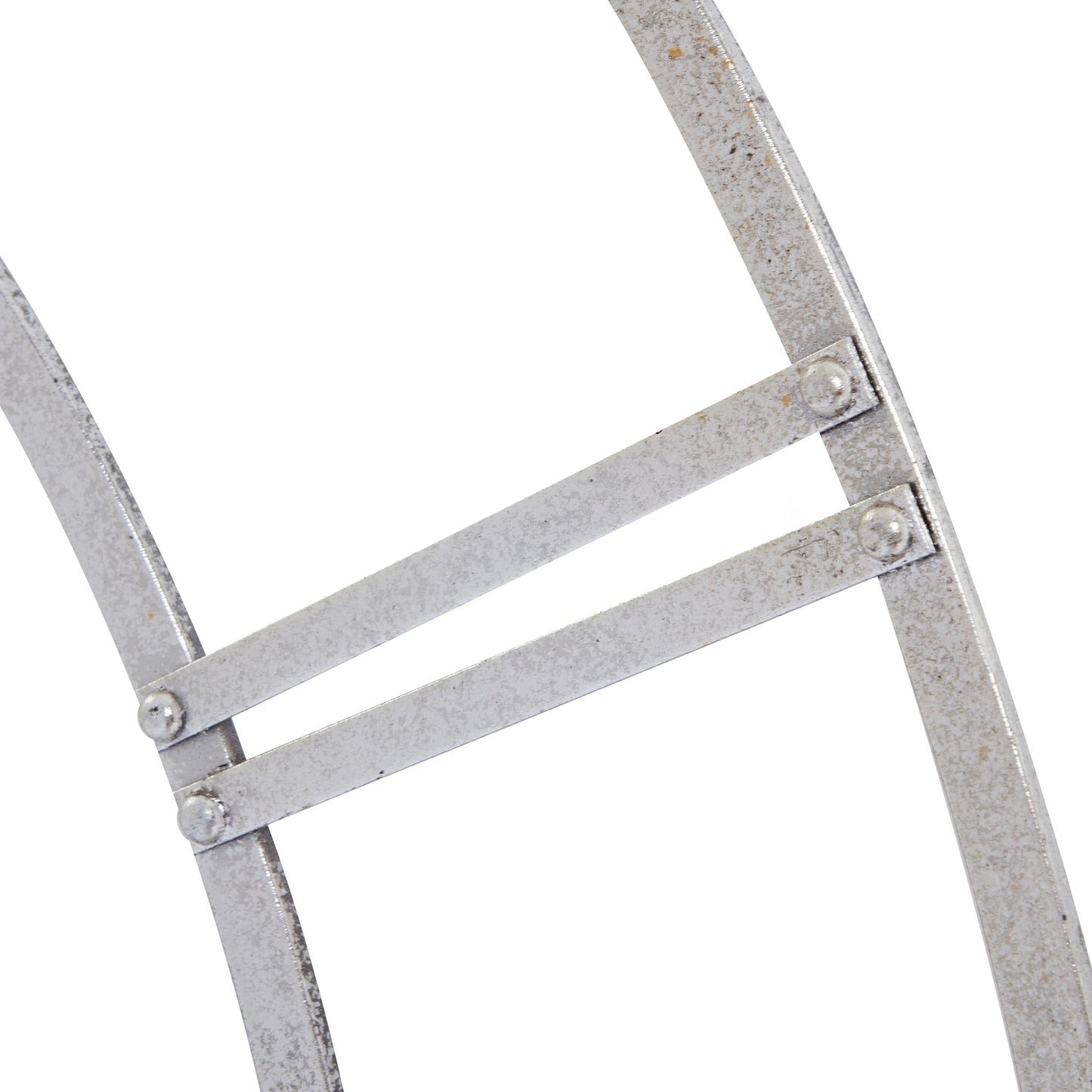 Waypoint Silver Foil Skeleton Wall Clock - Large