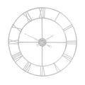 Waypoint Silver Foil Skeleton Wall Clock - Large