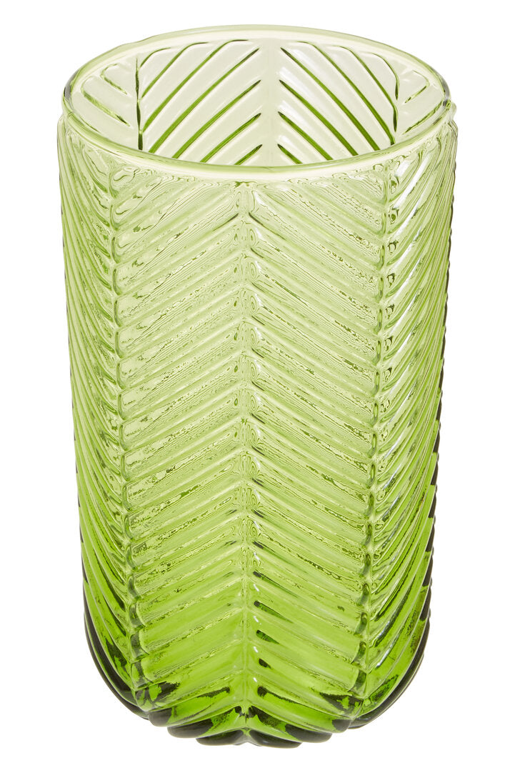 Trevelle Green Highball Glasses - Set of 4