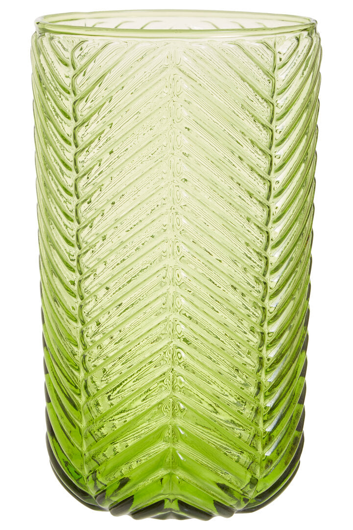 Trevelle Green Highball Glasses - Set of 4