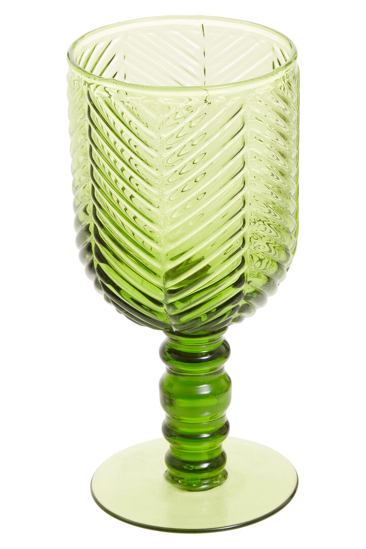 Trevelle Green Wine Glasses - Set of 4