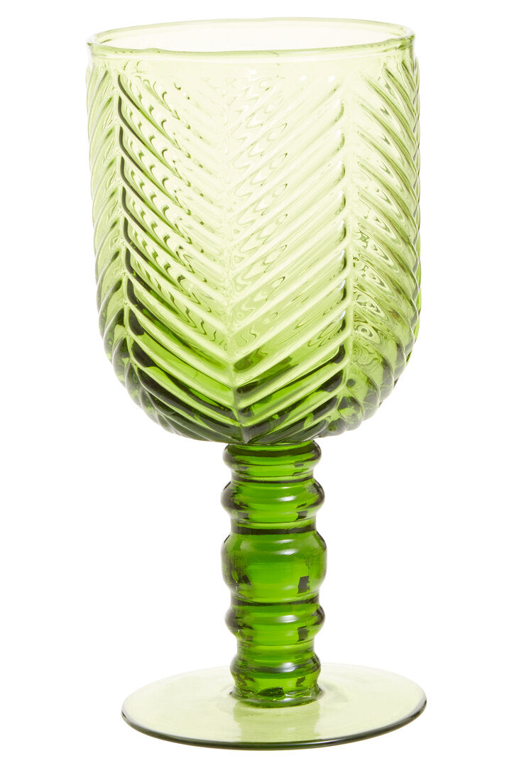 Trevelle Green Wine Glasses - Set of 4