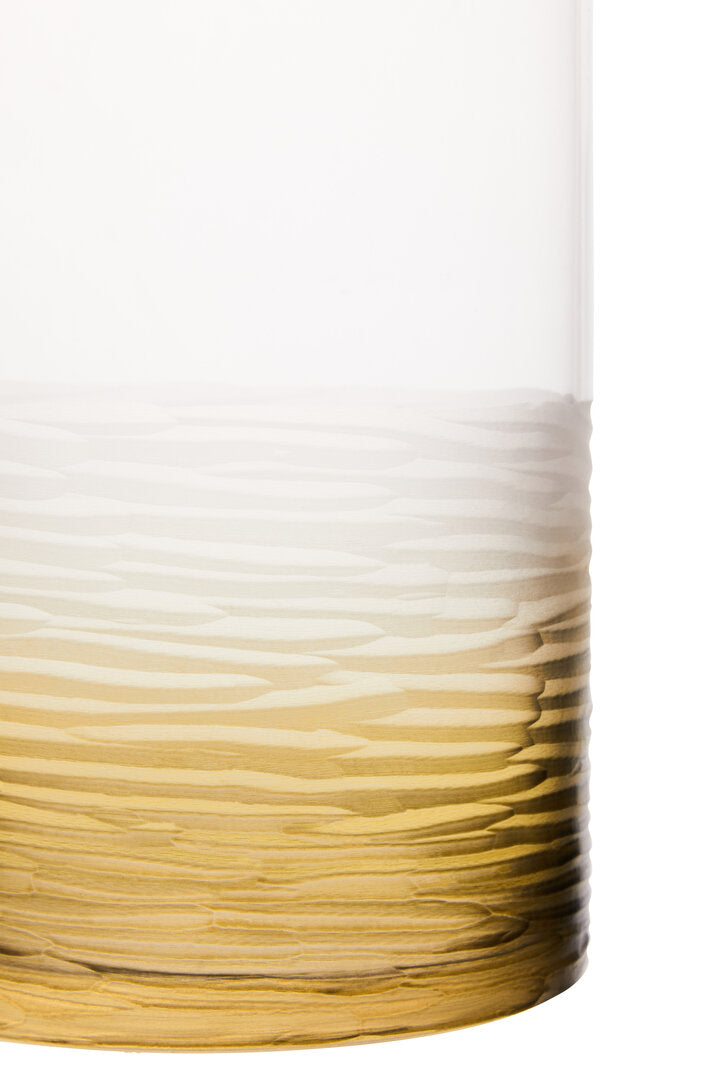 Osmo Textured Ombre Glass Vase - Small