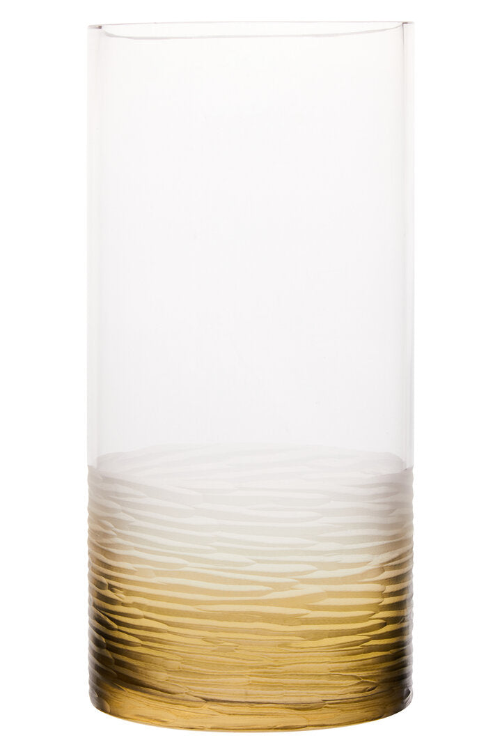 Osmo Textured Ombre Glass Vase - Small