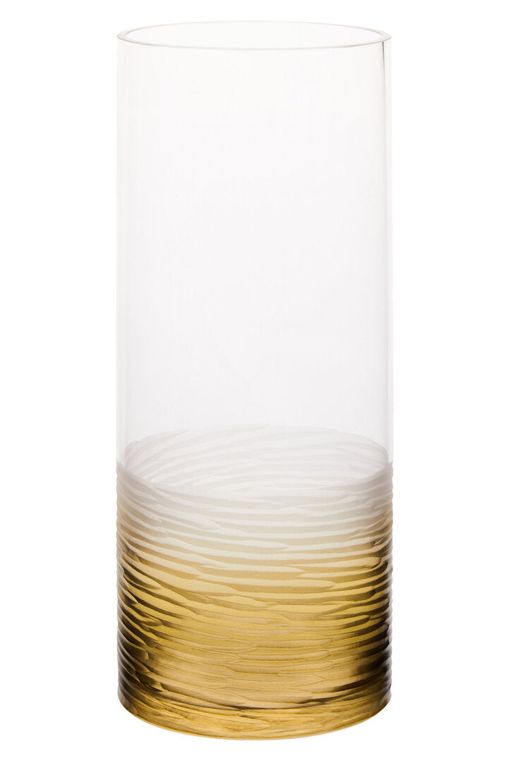 Osmo Textured Ombre Glass Vase - Large