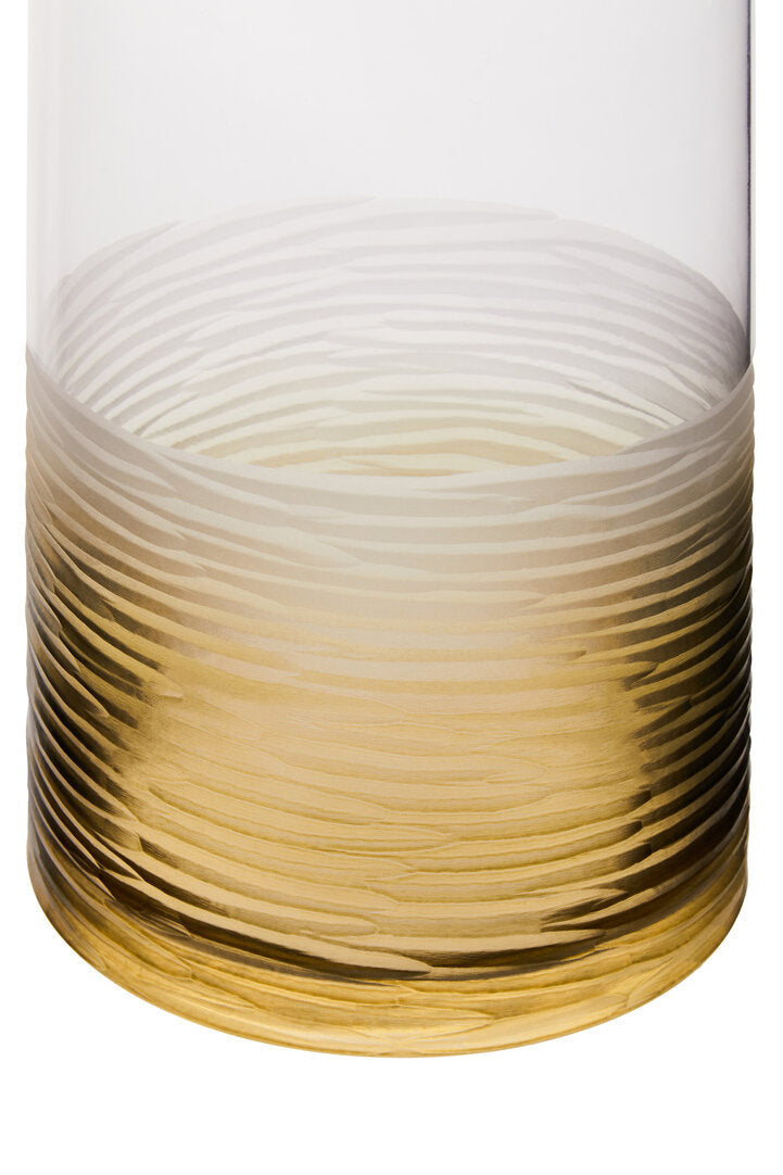 Osmo Textured Ombre Glass Vase - Large