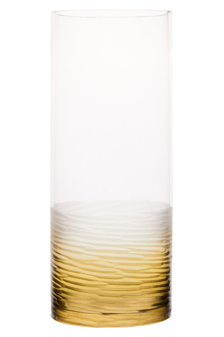 Osmo Textured Ombre Glass Vase - Large
