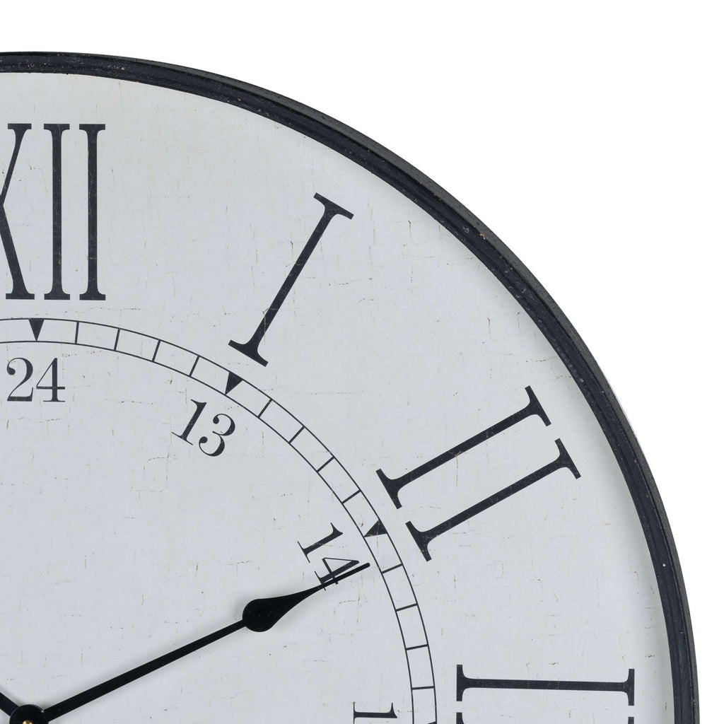 Amaris Embossed Station Clock - Large