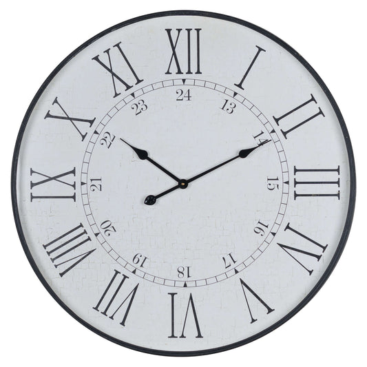 Amaris Embossed Station Clock - Large