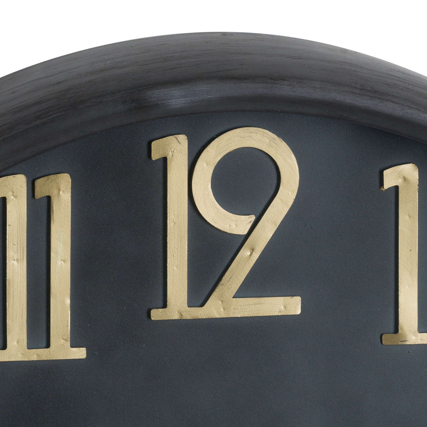 Terra Brass And Black Large Clock