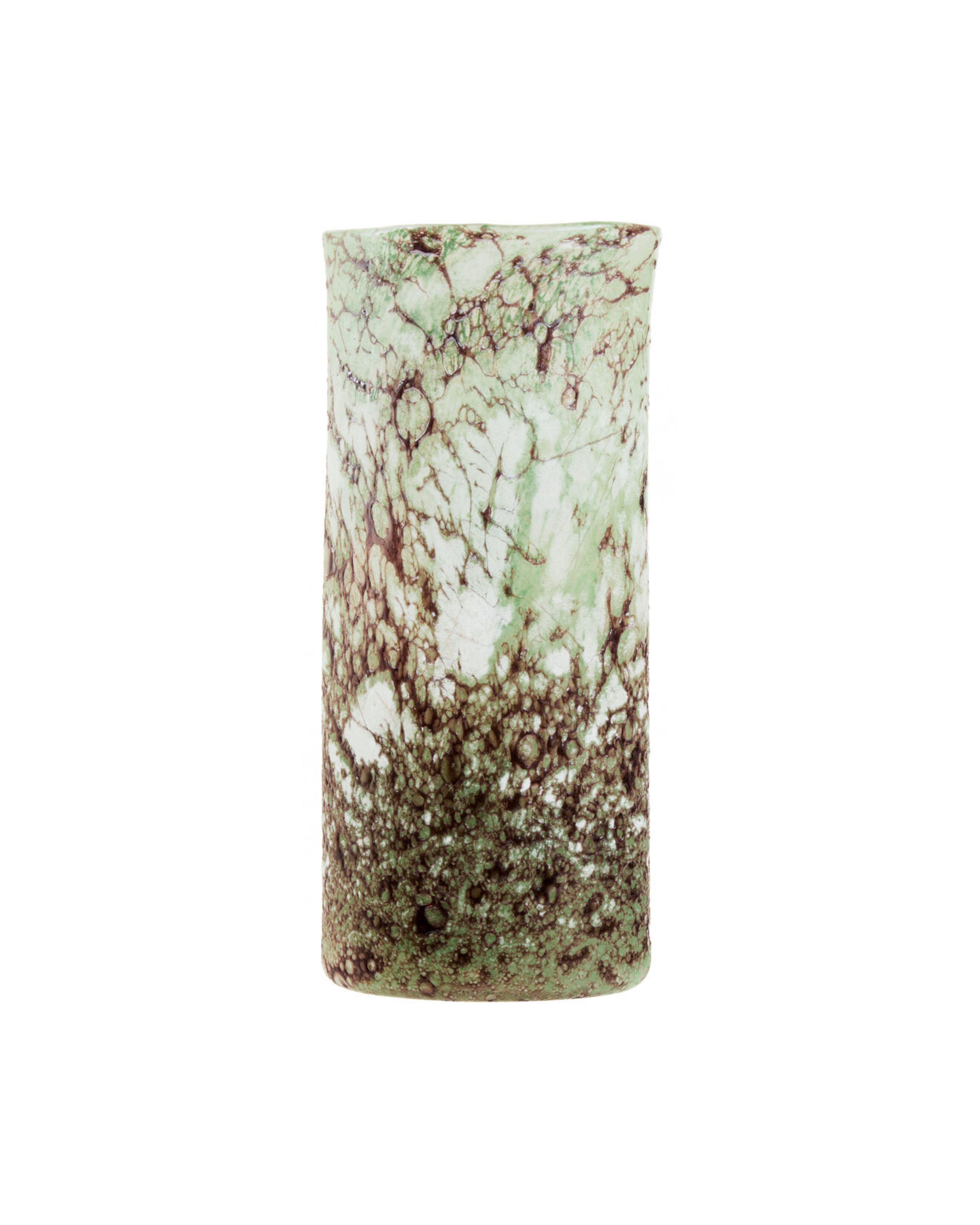 Lumeo Glass Marble Effect Vase - Small