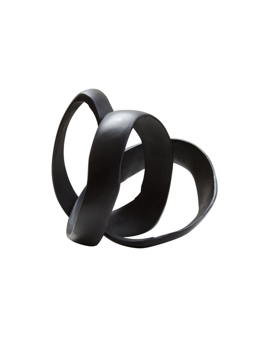 Dolce Knot Sculpture - Black