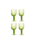 Trevelle Green Wine Glasses - Set of 4