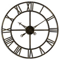 Antique Brass Skeleton Clock - Small
