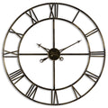 Edera Antique Brass Skeleton Clock - Large