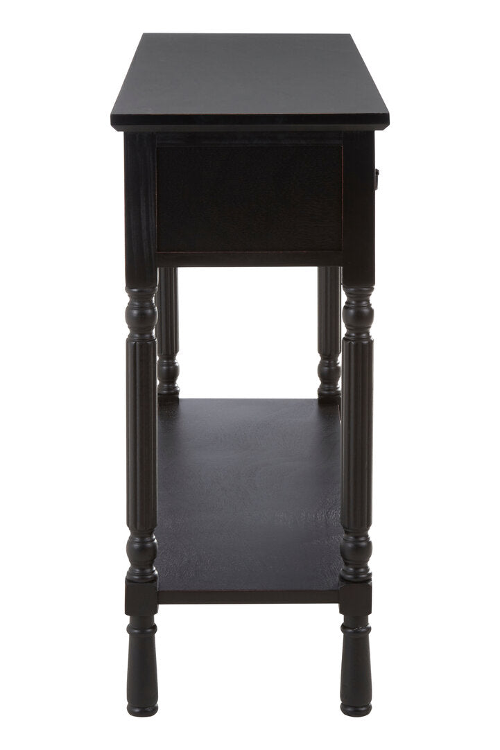 Harbour Three Drawer Console Table - Black
