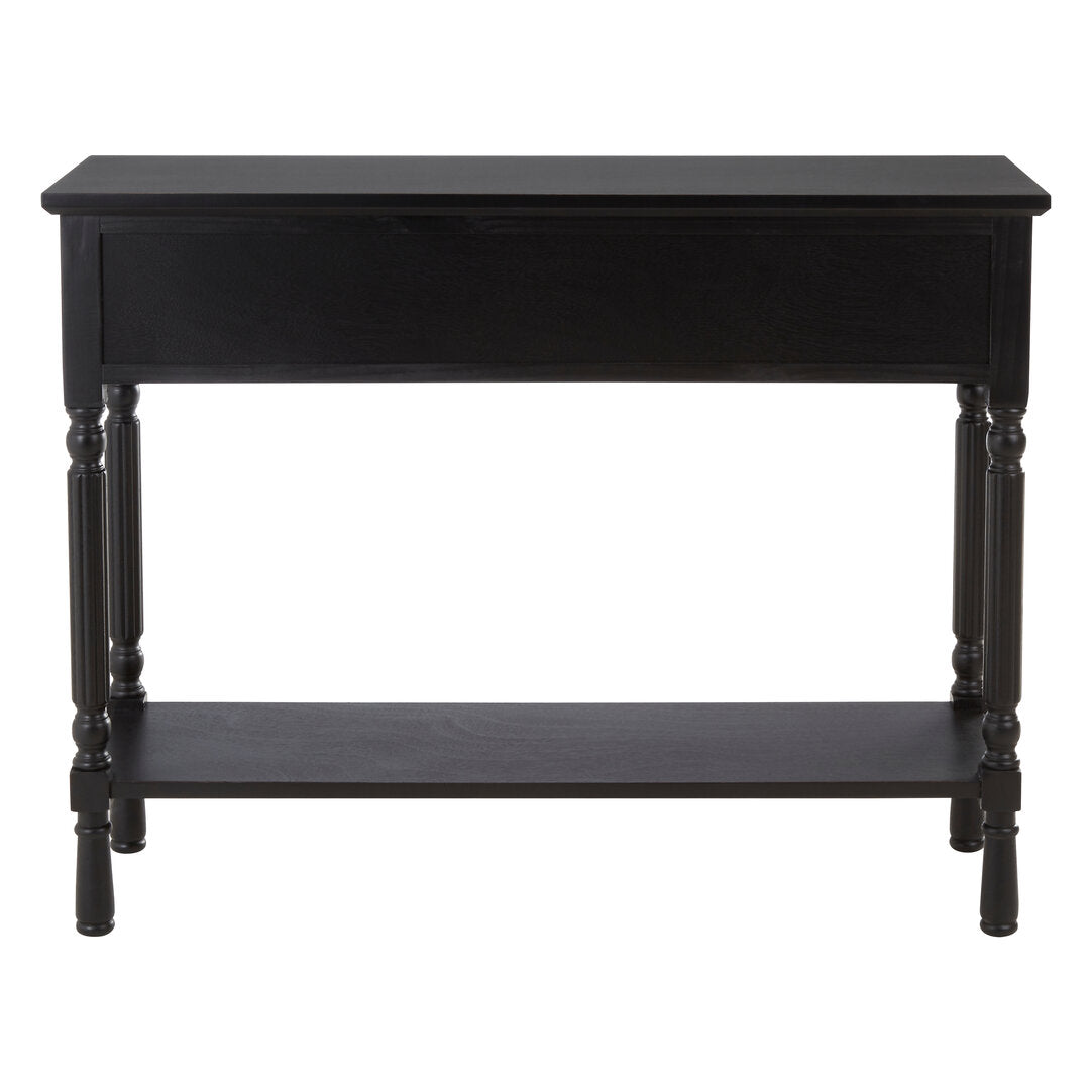 Harbour Three Drawer Console Table - Black