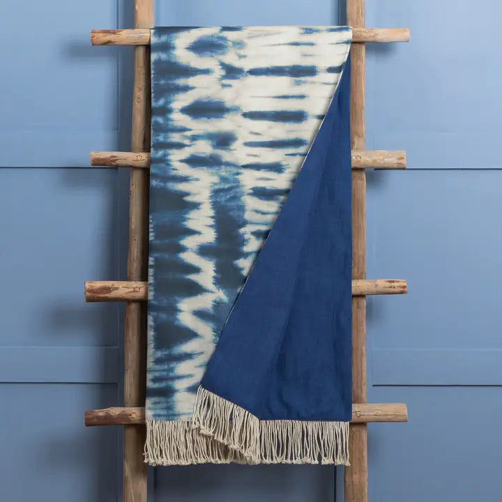 Jedburgh Chevron Throw Linen