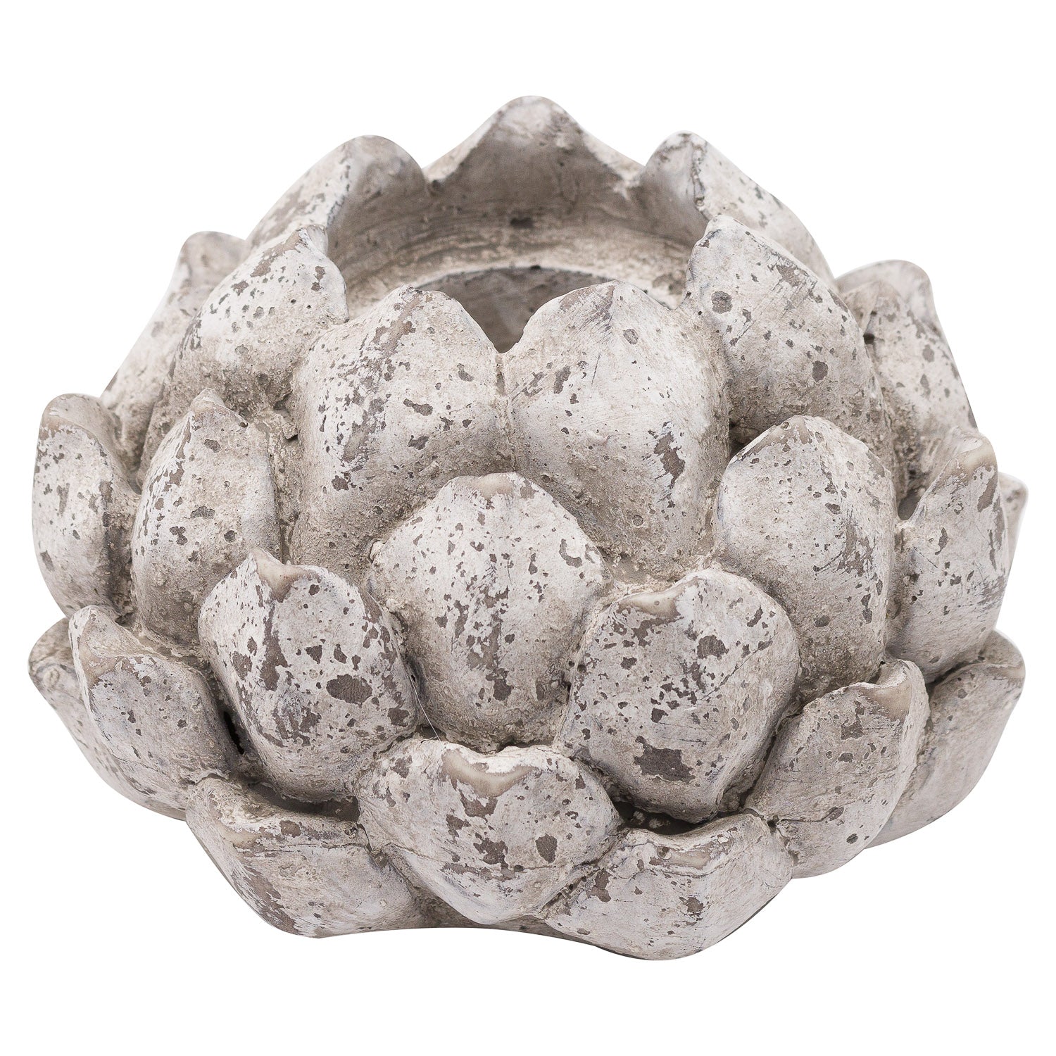 Colina Stone Effect Acorn Tea Light Holder - Large