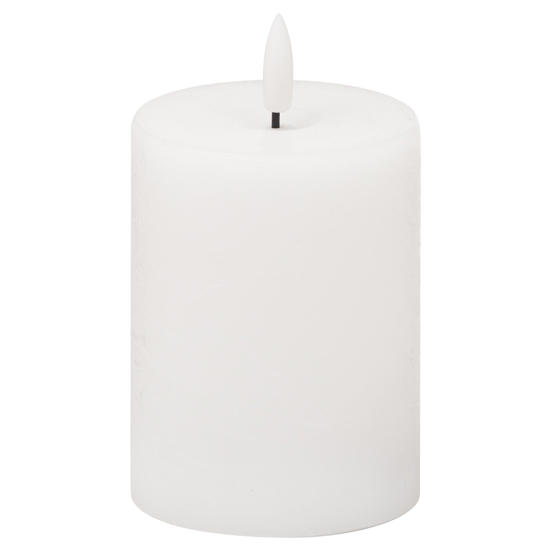 Harper Natural Glow 3x4 LED White Wax Candle