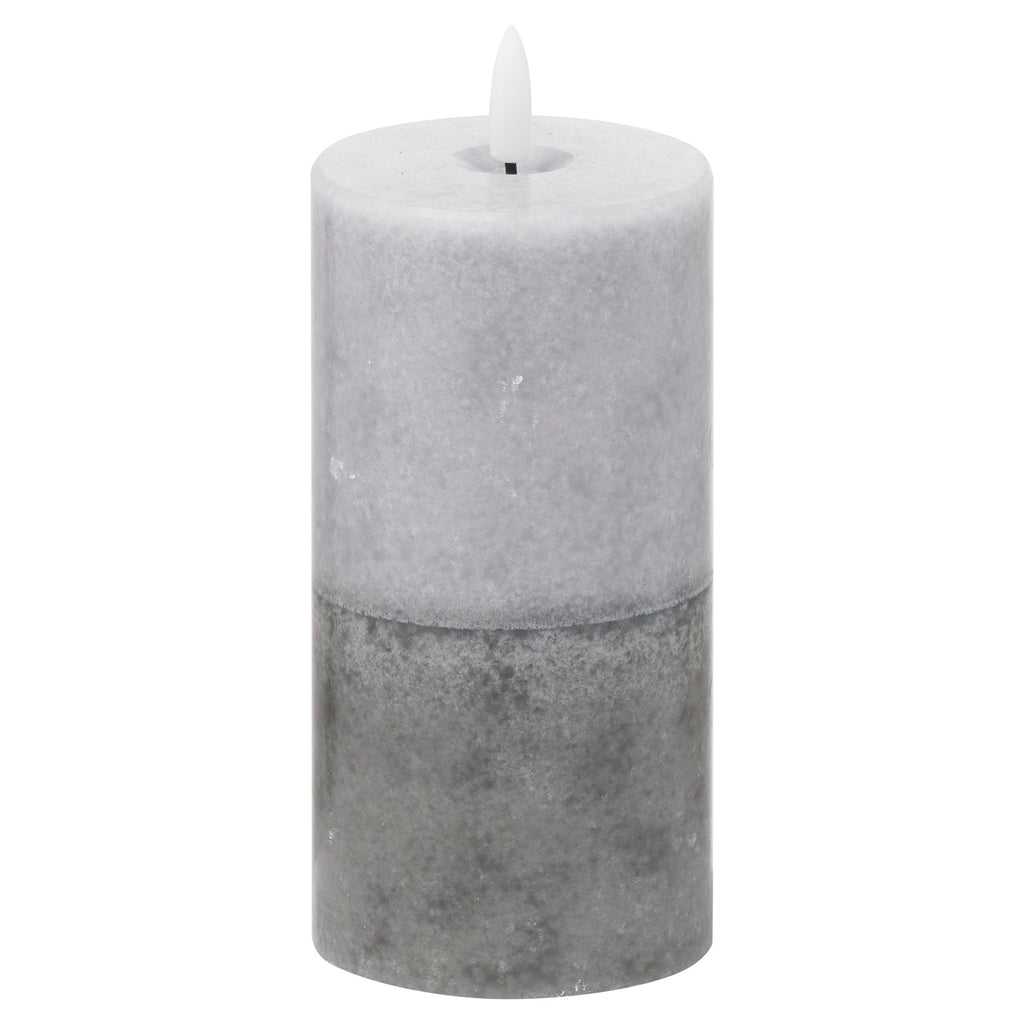 Harper Natural Glow 3x6 Stone LED Wax Candle