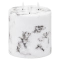 Harper Natural Glow 6x6 Marble Effect LED Candle