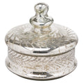 Estera Silver Foil Effect Trinket Jar - Large
