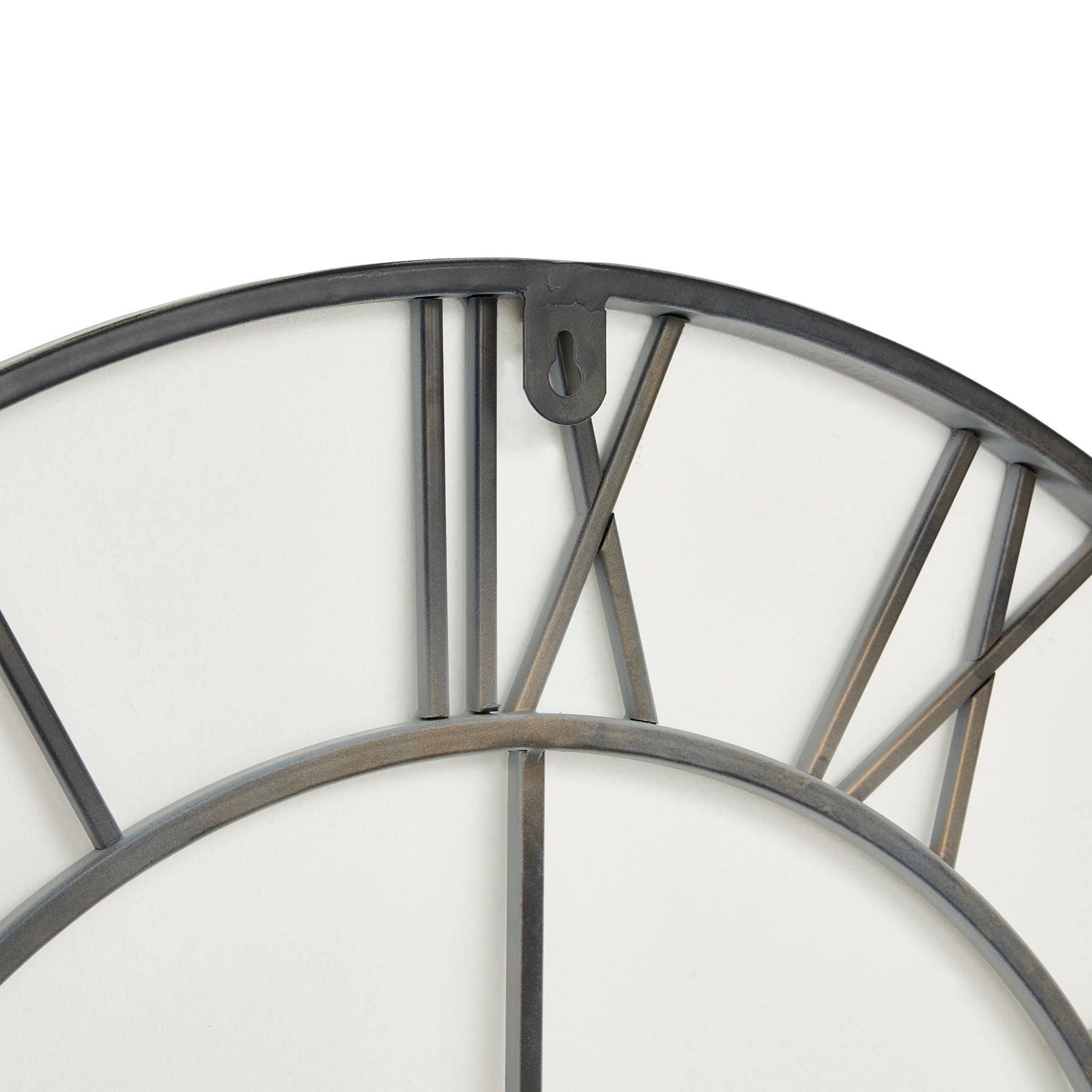 Maravilla Grey Skeleton Wall Clock