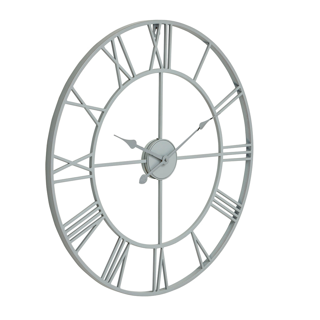 Maravilla Grey Skeleton Wall Clock