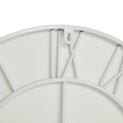 Capri White Skeleton Wall Clock