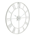 Capri White Skeleton Wall Clock